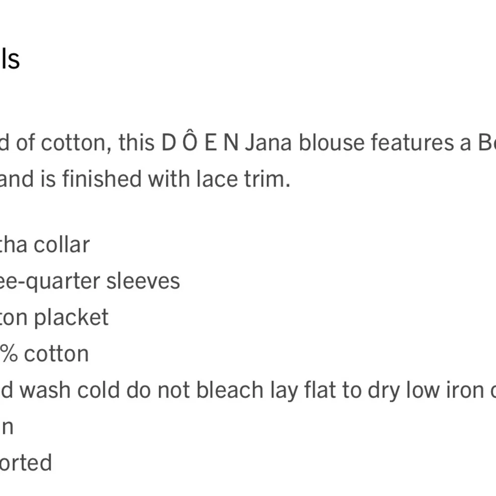 Doen Jana Blouse | Black | XS - Picture 11 of 11